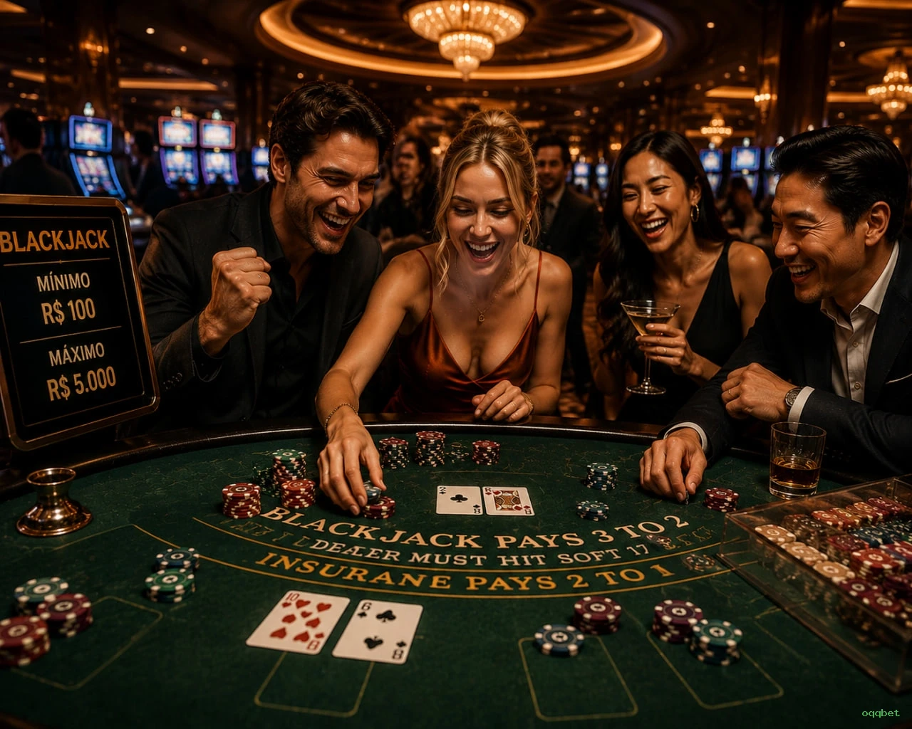 Cassino ao vivo da oqqbet com dealers reais